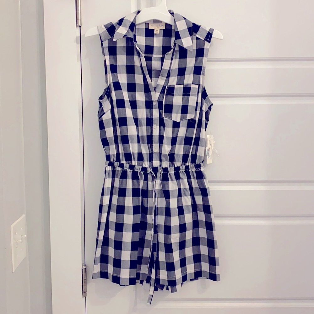 Madison Jules Gingham Romper